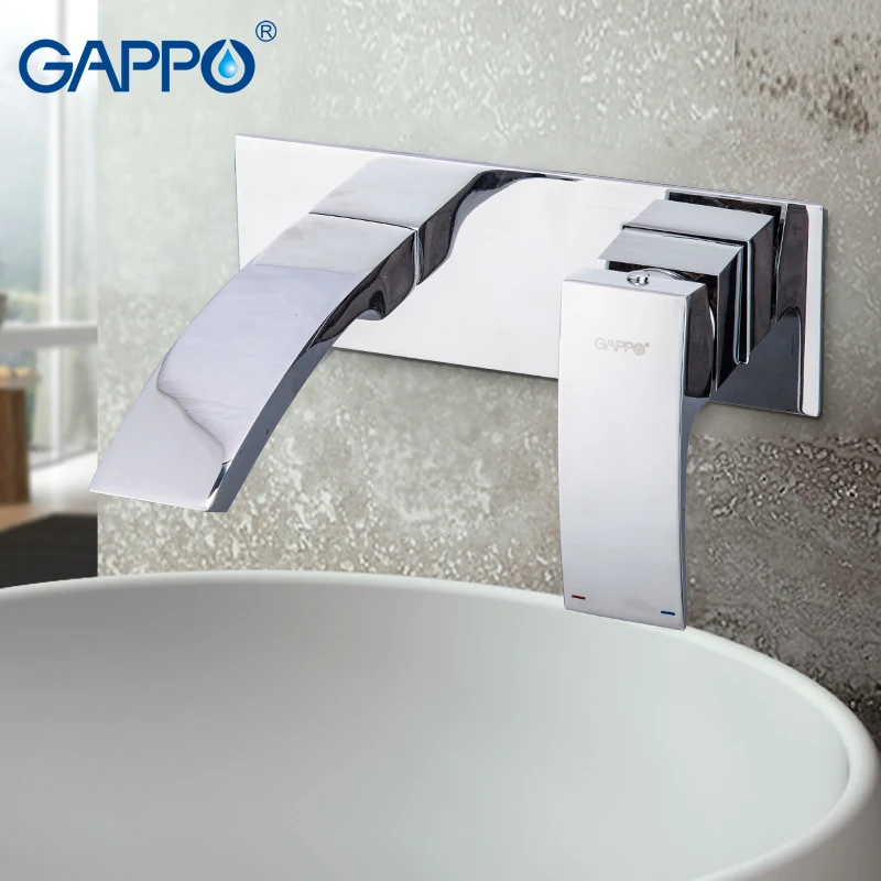 GAPPO смеситель для раковины настенный кран для ванной комнаты смеситель водопад смеситель для воды смеситель для душа кран сантехника люкс