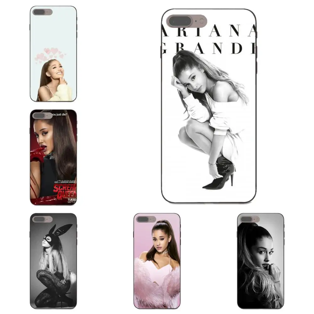 Мягкий принт для телефона Ag Ariana Grande Chat Samsung Galaxy Note 4 8 9 G313 S3 S4 S5 S6 S7 S8 S9 S10 Edge Plus Lite