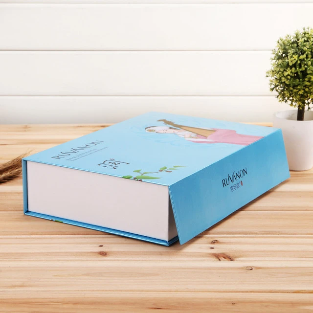 

UV Resistant Custom printed white cardboard boxes luxury gift packaging cardboard box with foam ---DH10001