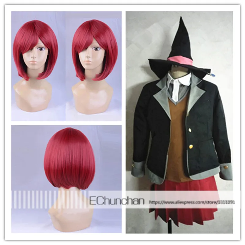 Full set Danganronpa V3 Himiko Yumeno Cosplay Costume includes wig |