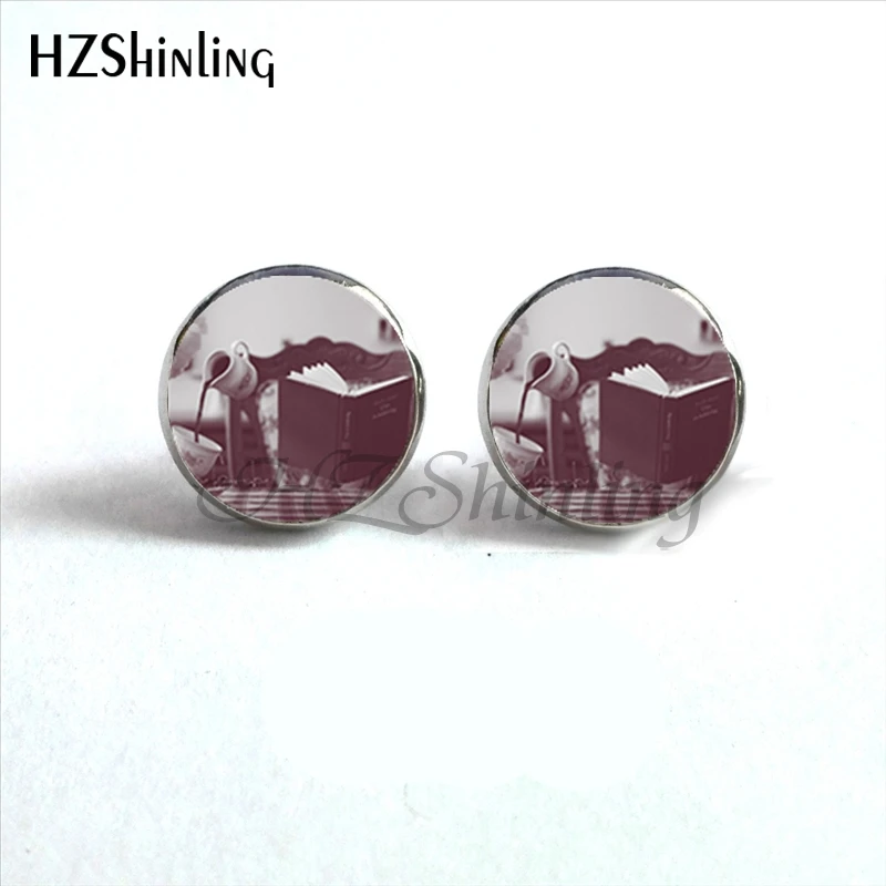 Женские серьги гвоздики со стеклянной подставкой|stud earrings|glass dome earringsearrings for women |
