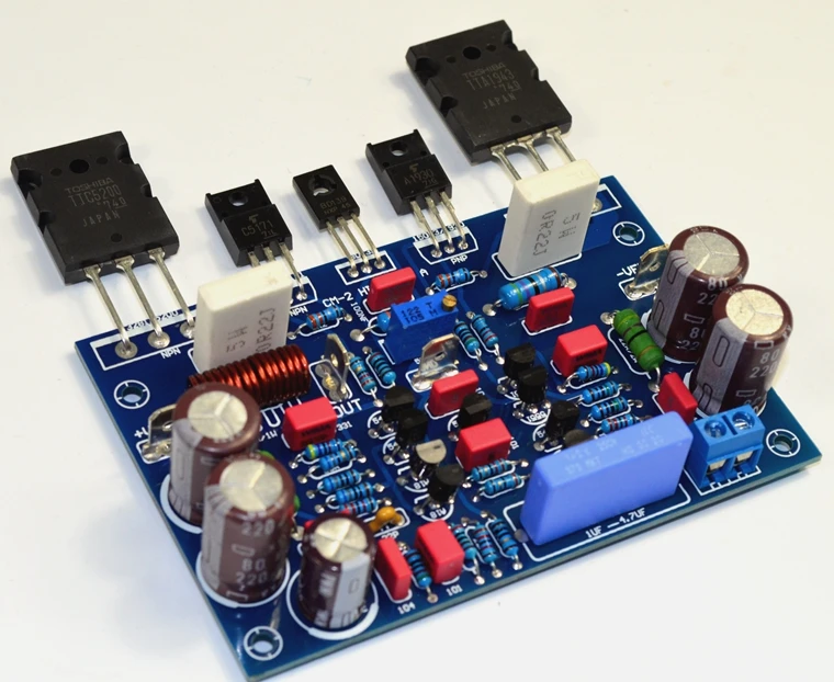 CM 2 полноразмерный симметричный дизайн Плата усилителя HiFi fever ttaeas TTC5200 120 Вт +