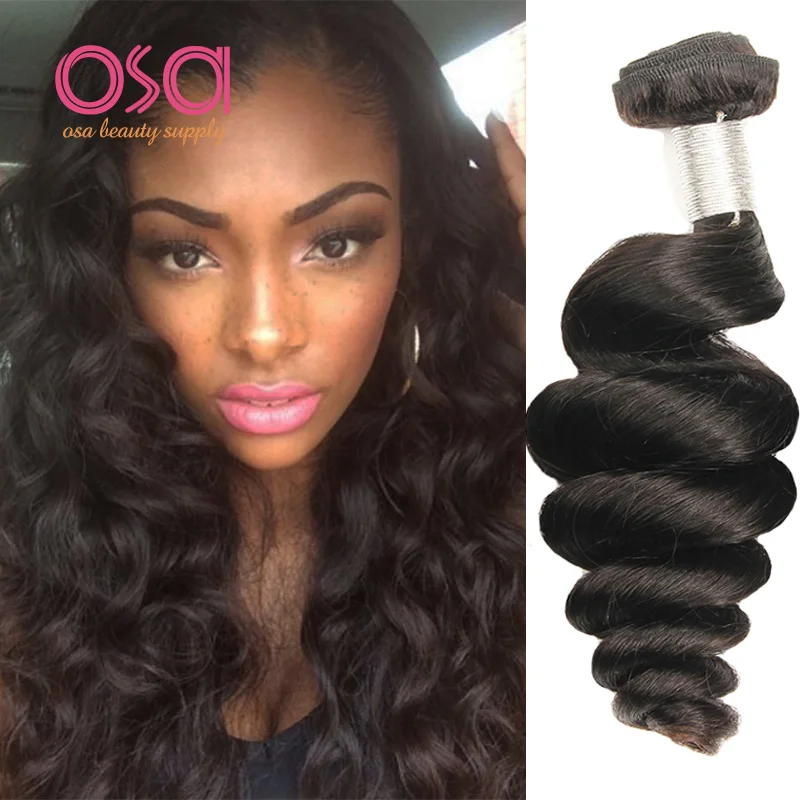 Raw Indian Loose Wave 4 Bundles Indian Virgin Hair Loose Wave