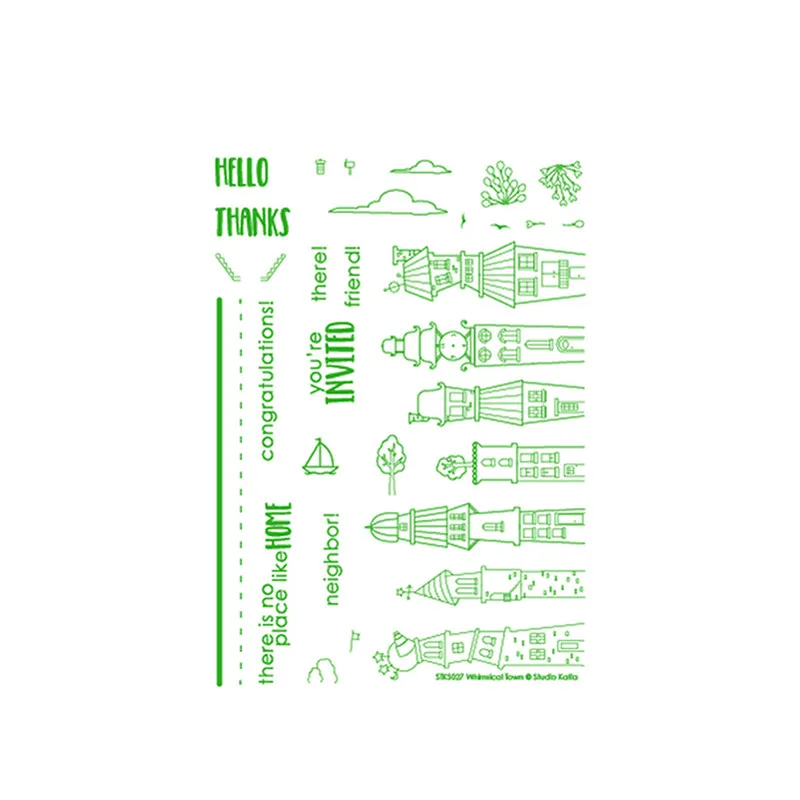 

InLoveArts New Clear Stamps Scrapbooking New 208 Flower Alphabet Stamp Embossing Craft Silicone Transparent Stamps