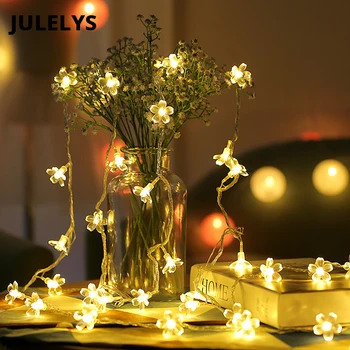 

30M 300 Bulbs Garland LED Cherry Fairy Lights String Wedding Holiday Party Christmas Decorations Home Room Chain Light