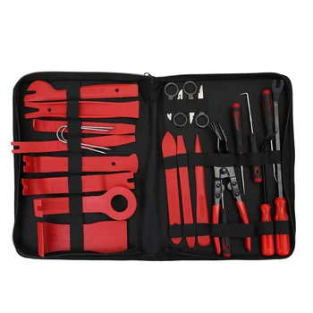 

24pcs Auto Audio Radio Interior Door Panel Pry Tool Repair Hand Tools DIY Car Radio Install Tool Kit Screwdriver Pliers Remover