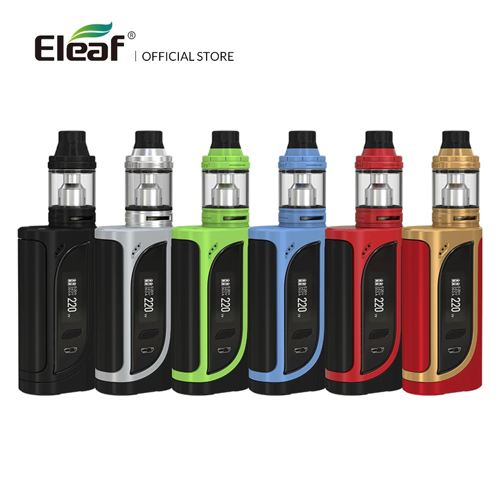 USA/FRANCE Warehouse Original Eleaf 220 Full Kit with Ello 2ml/4ml Atomizer Tank iKonn 220 Box Mod electronic cigarette USA/FRANCE Warehouse Original Eleaf 220 Full Kit with Ello 2ml/4ml Atomizer Tank iKonn 220 Box Mod electronic cigarette