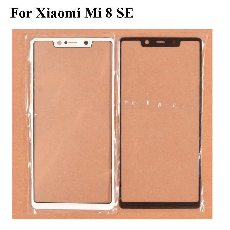 2 шт. для Xiaomi mi 8 SE mi8 передняя внешняя стеклянная линза Ремонт сенсорного экрана