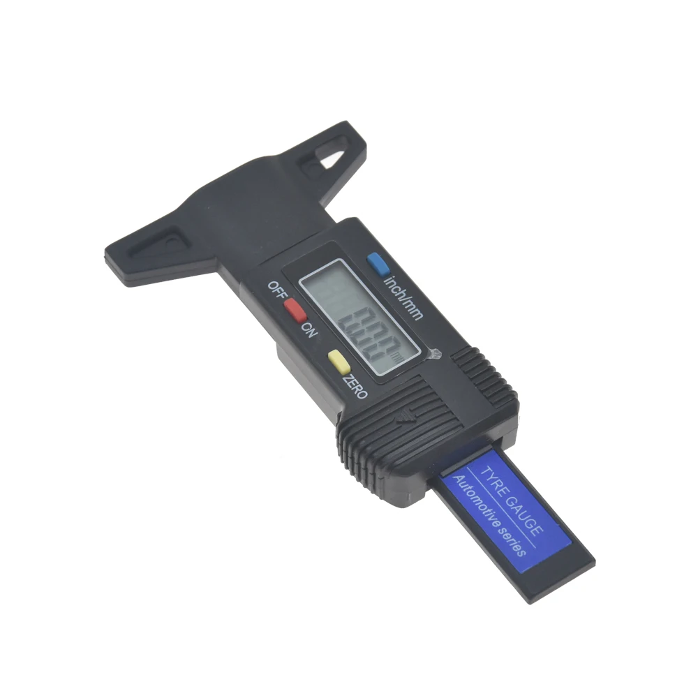 Automotive Car Tyre Gauge Digital Depth Thickness Tester Wheel Tread