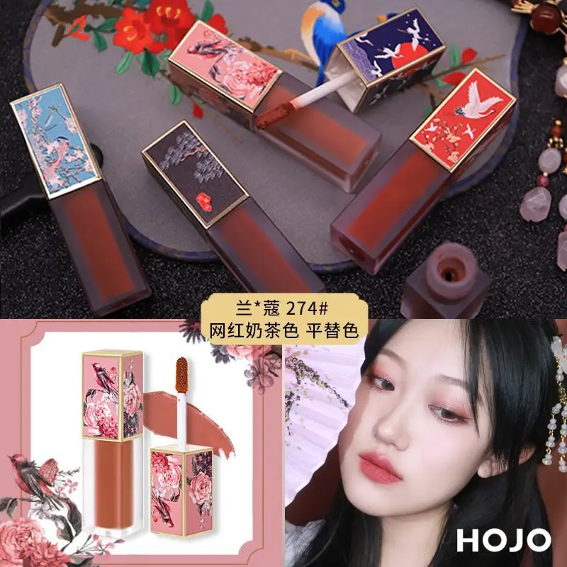 

1PCS Make-up NOVO Red Muse Mirror Lip Glaze Student's Lip Gloss with Long-lasting Moisturizing and Non-decoloring