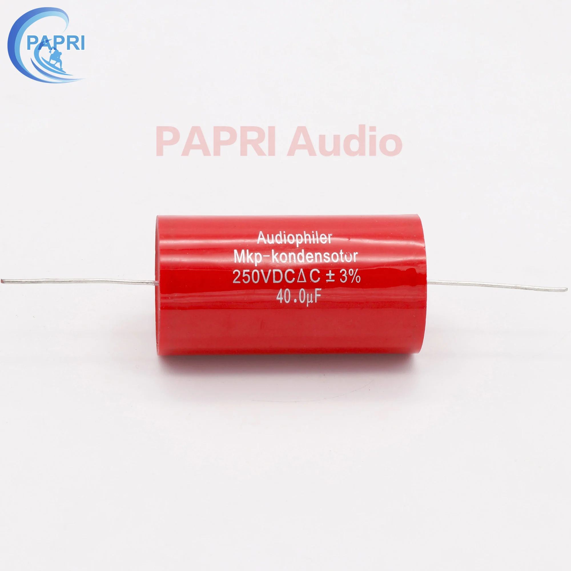 PAPRI 40 мкФ 250VDC осевой MKP DIY уровня звука конденсатор для HiFi трубочные гитарные усилители лот/1 шт