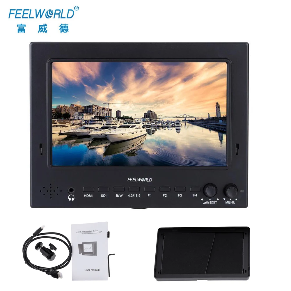 Feelworld Professional ST702-HSD 7 &quotHDMI 1024*600 SDI широковещательный ЖК-дисплей HD On-camera монитор