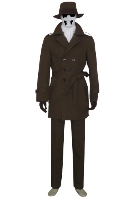 

Watchmen Rorschach Cosplay Costume Halloween Clothing Free Shipping