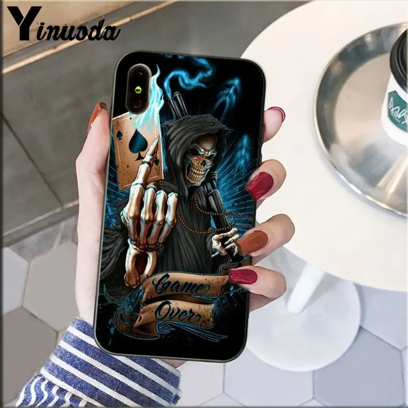 Grim reaper skull skeleton