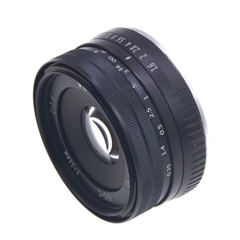 

32MM F1.6 Manual Focus APS-C Camera Lens for Fujifilm Fuji X Mount X-T10 X-T2 X-T1 X-A3 X-A2 X-A1 X-PRO2 X-PRO1 X-E2 X-E1 X-T3