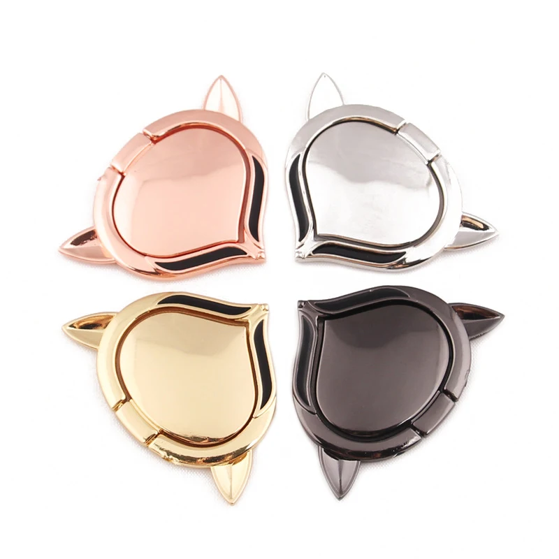 General Phone finger ring holder 360 Degree Fox Metal stand for Smartphone Tablet Samsung Xiaomi iPhone X 7 6 55 5S plus