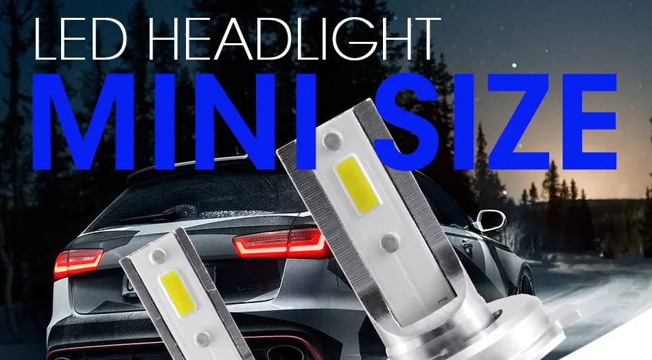 1 Pair H4 H7 LED Headlight Bulbs H1 9005 9006 HB4 Led canbus Anti-EMC H1 HB3 50W 10000LM 6000K Car Led Auto Headlights kit 12V mini size slient fan (1)