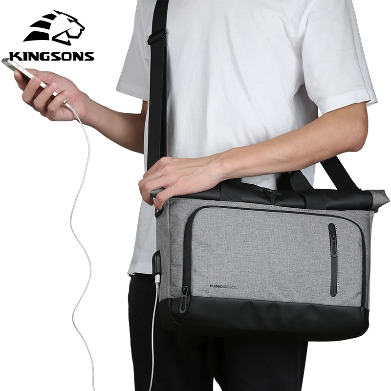 

Business briefcase Laptop bag Nylon cloth Multi-function waterproof handbags Casual Portfolios Man Shoulder Travel Bag 2018 NEW