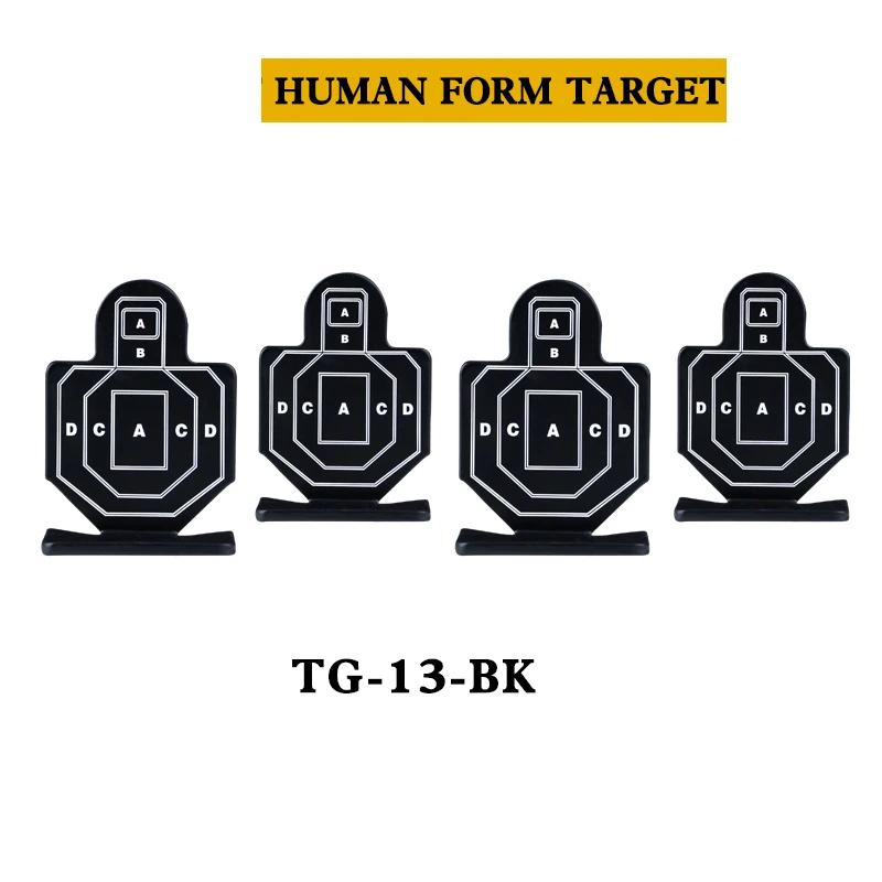 Высокое качество, 4 шт., тактическая стрельба, Пейнтбольные цели, человеческая форма, мишень для наружного и внутреннего страйкбольного пистолета, оборудование для стрельбы