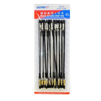 U-STAR UA-90150 Color Clip Set 20 In 1 Painting Clips Steel Sticks for Model Kit  Hobby Painting Tools Accessory Model Building Kits TOOLS color: SS010 20Pcs|USTAR UA90150 20Pcs 