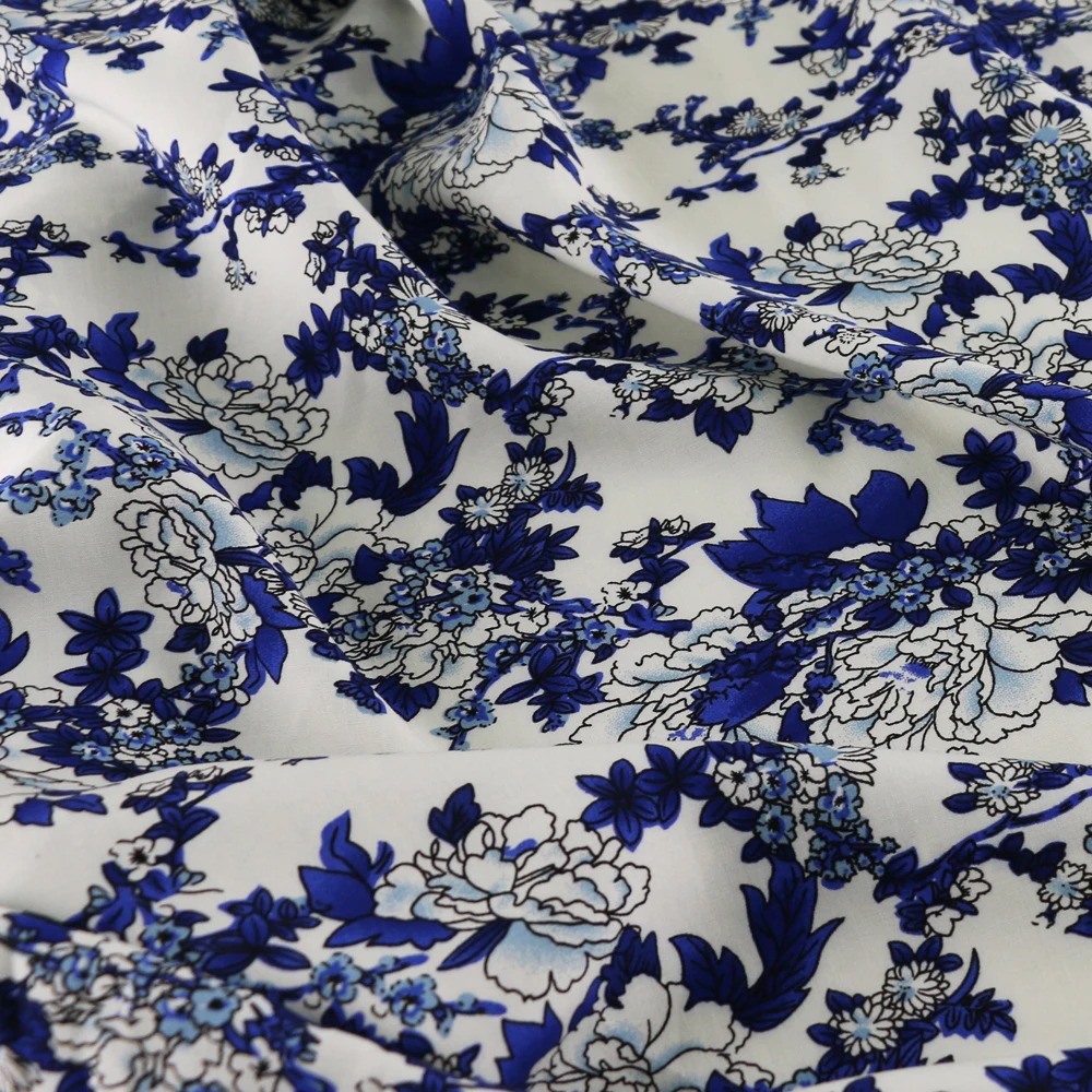 wholesale meter soft cotton material chinese ethnic print fabric for