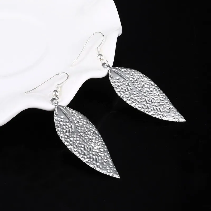 Ювелирный Комплект из колье и серёг серебристого цвета|bridal jewelry sets|wholesale bridal