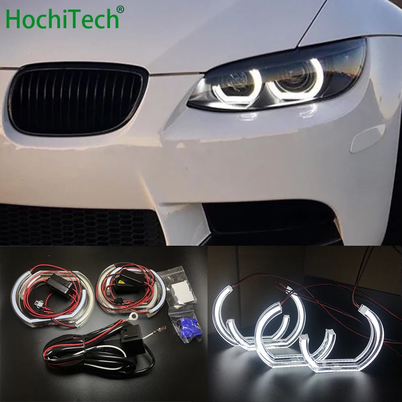 Crystal DTM Style LED Angel Eyes Halo Rings Light kits For BMW 3 Series E90 E92 E93 M3 Coupe and cabriolet 2007-2013 Car styling Crystal DTM Style LED Angel Eyes Halo Rings Light kits For BMW 3 Series E90 E92 E93 M3 Coupe and cabriolet 2007-2013 Car styling