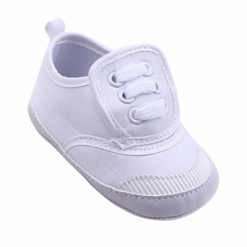Новорожденных детская обувь классический холст для мальчиков и девочек обувь первые ходоки Повседневное Холст Мальчик обувь на платформе