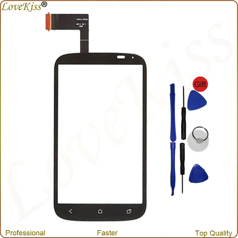 Высокое качество сенсорный экран передняя панель для HTC Desire X T328e датчик