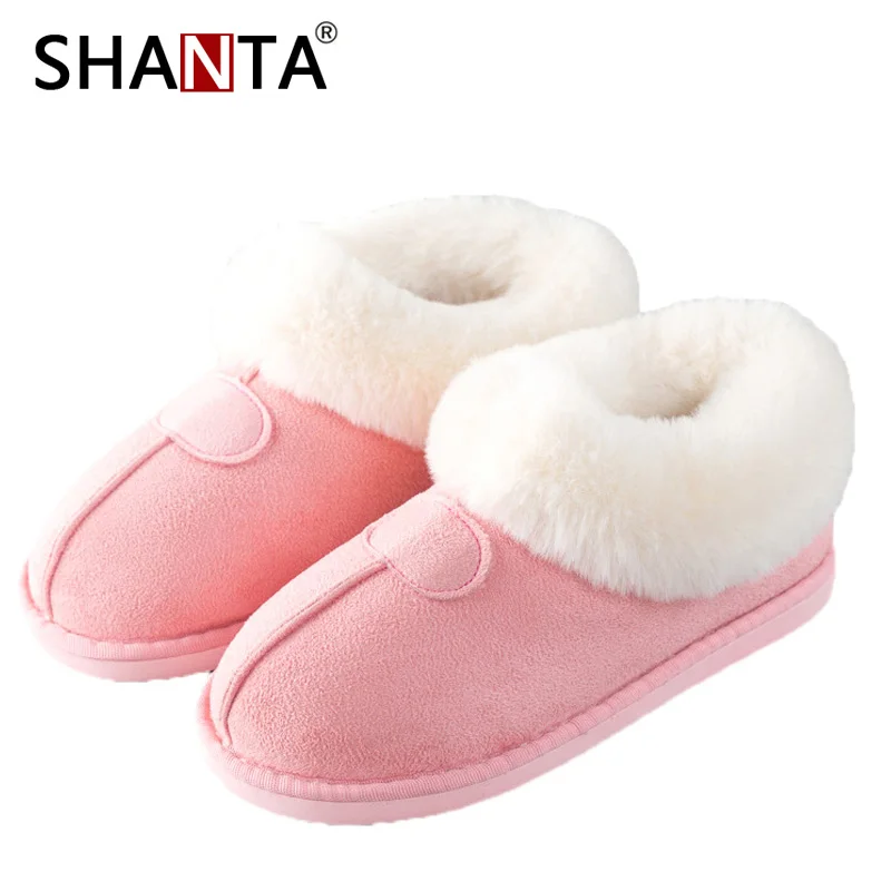 

Women Winter Warm Ful Slippers Women Slippers Cotton Sheep Lovers Home Slippers Indoor Plush Size House Shoes Woman wholesale