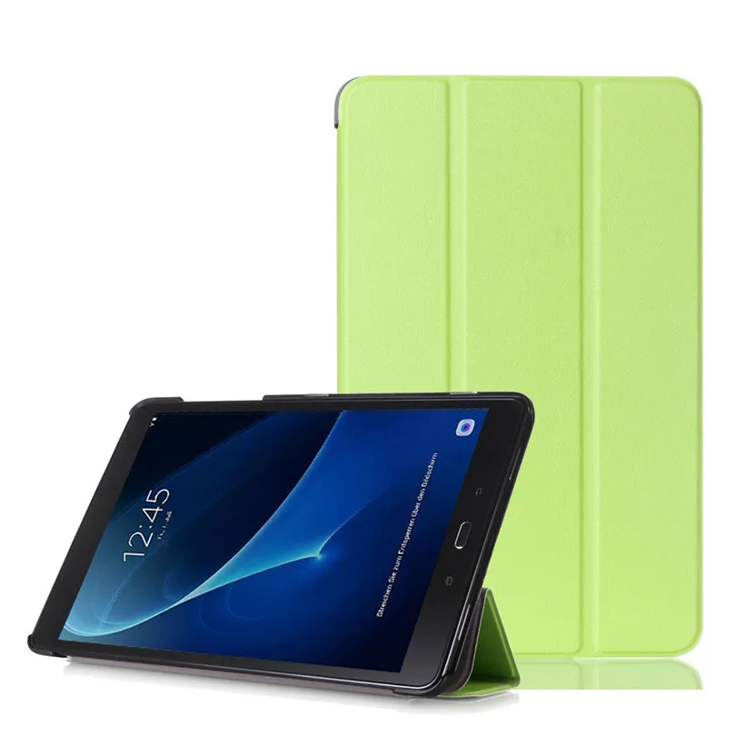 Новая шелковая подставка чехол-книжка, Футляр чехол для Samsung GalaxyTab A 10,1 (2016) SM-T580N/T585N + Бесплатный подарок A20