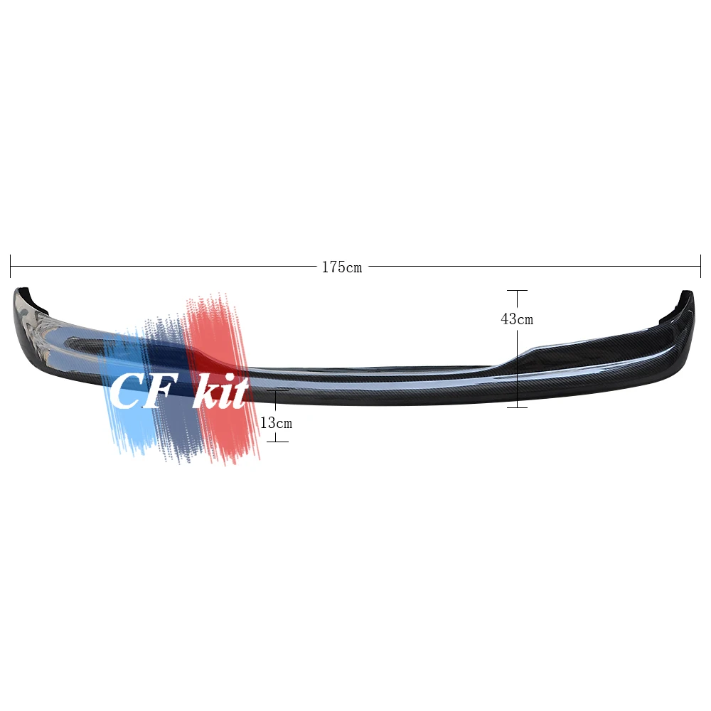 

CF Kit AC Style Real Carbon Fiber Front Bumper Lip For BMW E46 M3 2001-2006 Front Bumpers Car Styling