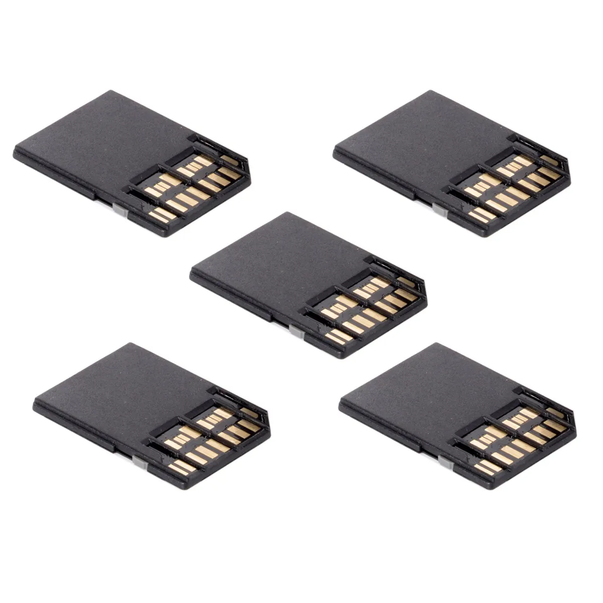 

CY 5pcs UHS-II 4.0 Micro-SD SDHC SDXC TF Card to SD SDHC SDXC Card Adapter Kit
