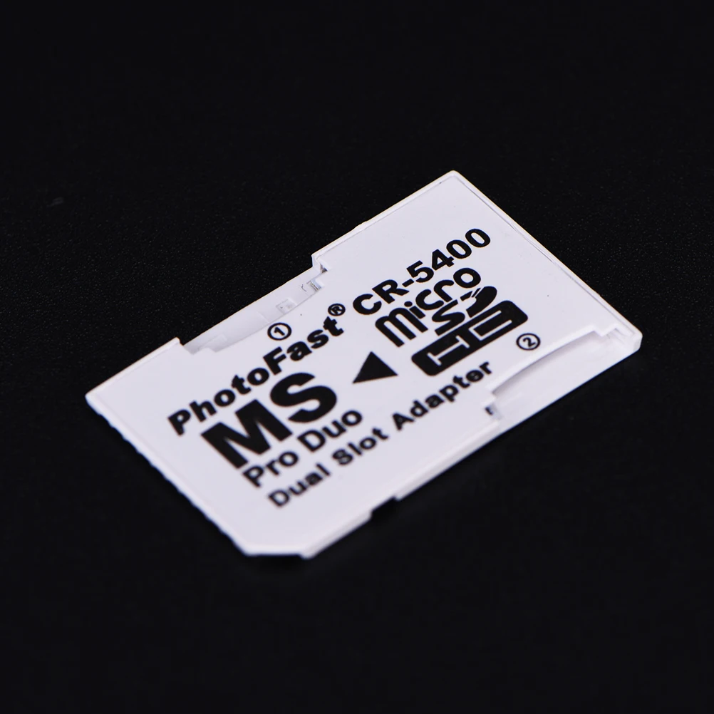 2 слот супер скорость Card Reader Micro SD TF карты памяти Stick MS Pro Белый Duo для камера psp