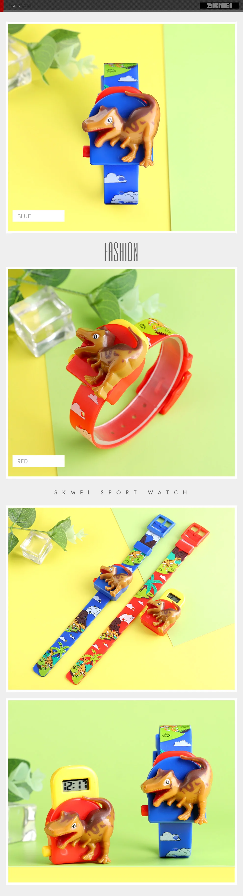 Новые детские часы Топ бренд SKMEI детские часы 50 м водонепроницаемый мультфильм браслет для детей мальчик и девочка часы Montre Enfant