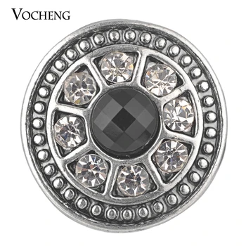 

Wholesale 10PCS/Lot Fahion Vocheng Snap Charms Button Inlaid Crystal Vn-342*10