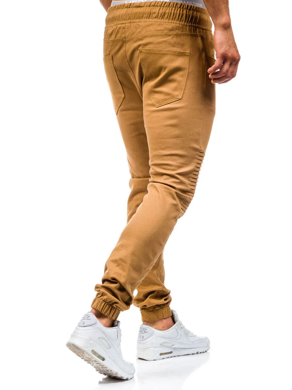 Г. мужские новые модные мужские брюки Чинос повседневные беговые Штаны хлопковые спортивные штаны со свободными группа манжеты