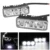 2 pcs Impermeabile HA CONDOTTO LA Luce Dell’automobile Della Luce di Nebbia Della Lampada DC 12 V Auto Della Luce di Nebbia Della Lampadina di Alluminio Super Bianco 6000 K Lampade A LED Per Le Auto