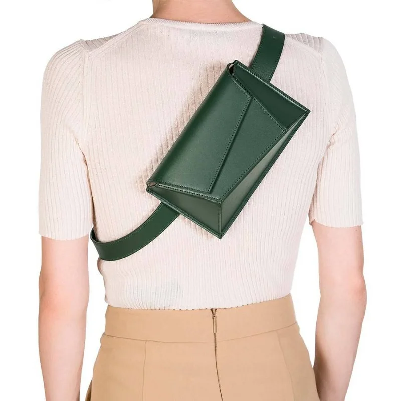 Caker Brand 2019 Women Colorful Pattern Waist Bags Fashion Fanny Waist Pack Colorful Purple Black White Green Khaki Belt Bags