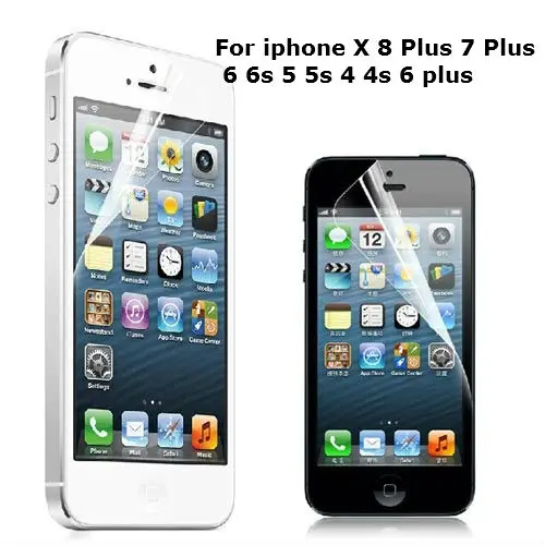 

2pcs Front Clear Matte Glossy Screen Protector Film For iphone XS Max XR X 8 Plus 7 Plus 6 6s 5 5s 4 4s 6 plus Protective Film