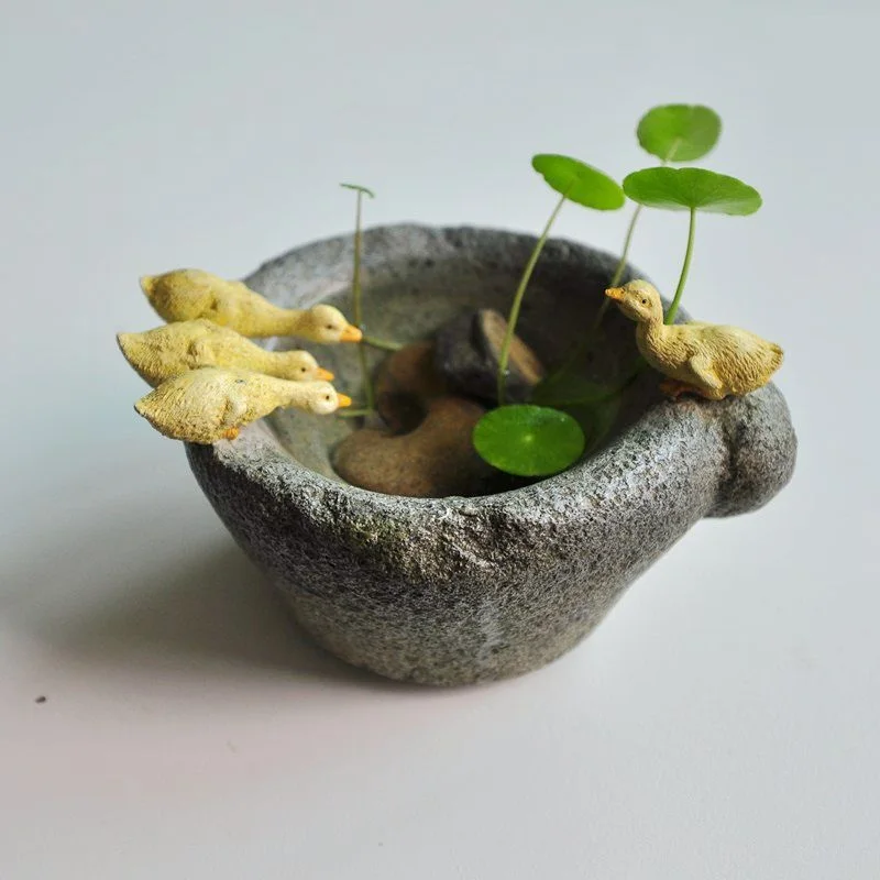 Attractive Decorative Indoor Flower Pots #3: Creative Ducks Figurines Flower Pot Decorative Resin Plant Holder Indoor Bosai Planting Supplies Ornament Craft Accessories Attractive Decorative Indoor Flower Pots #3: Creative Ducks Figurines Flower Pot Decorative Resin Plant Holder Indoor Bosai Planting Supplies Ornament Craft Accessories