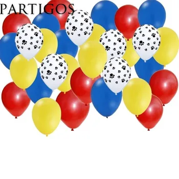 

30pcs Mix 2.3g Pets Dog Paw Latex Balloons Animal Theme Party Decor Kids Classic Toys Globos Helium Air Inflatable Balls Supply