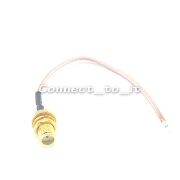 

10 Pieces SMA Female Jack Adapter Connector DIY Wifi Router Cable 100mm Extension pigtail cable RG178