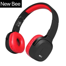 New Bee Wireless Bluetooth Headphones Hifi Sport Bluetooth font b Headset b font with Stand Case
