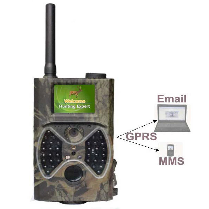 (1set)3G/GPRS/MMS Digital Infrared Trail Camera with 1080P HD Video Clips & High Sensitive