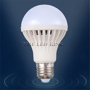 

LED Bulb E27 Motion Sensor Led Sound Voice Control Lamp 3W 5W 7W 9W LED Light Bulbs Ampoule Led E27 LEDs lamp for Porch Hallway
