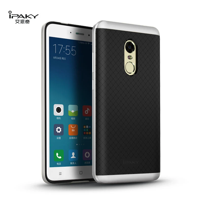 Оригинальный Чехол iPaky для Xiaomi Redmi Note 4 MTK Global Case PC Frame силиконовый чехол телефона 2 в