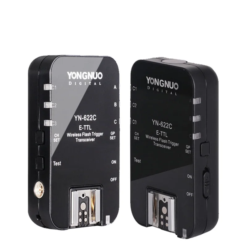 YONGNUO YN-622C-TX Transmitte+ YN622C один комплект трансивера 2,4G беспроводной ttl триггер контроллер трансивера для Canon