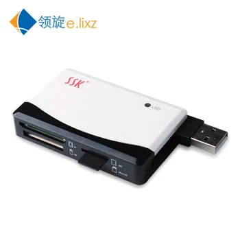 

New arrive All in one USB 2.0 Multi Memory Card Reader for Wifi SD/MS/CF/TF/XD/M2/Card Reader Wholesale Free Shipping
