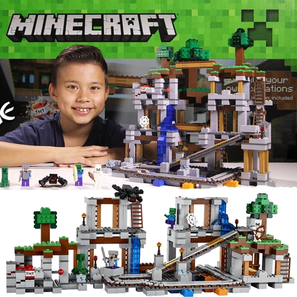 lego minecraft la mina